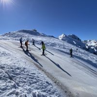 Gruppe Auf Piste